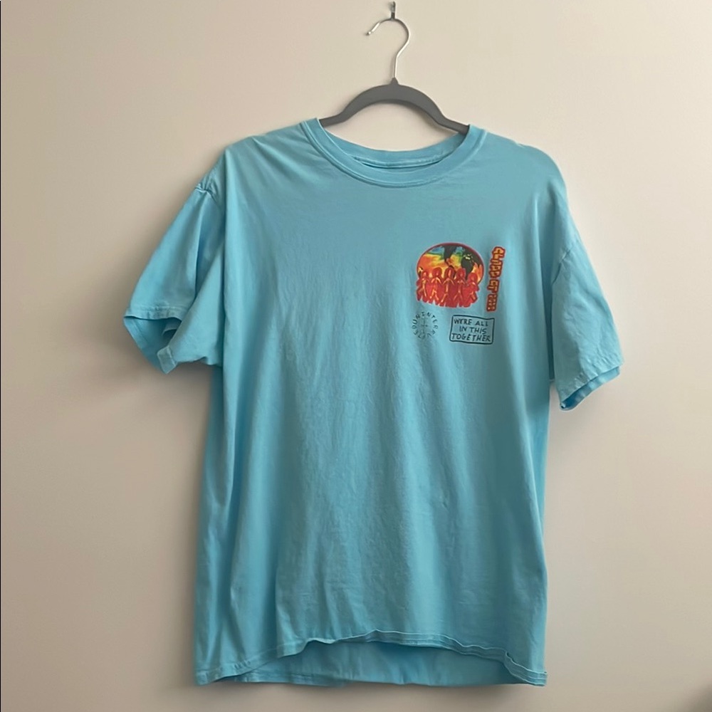 Cactus Jack by Travis Scott Blue Short Sleeve Tee